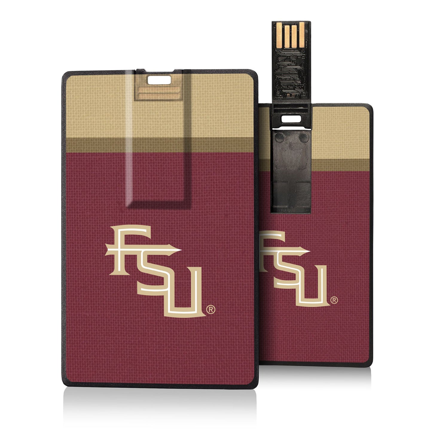 Florida State Seminoles Stripe Design Credit Card USB Drive