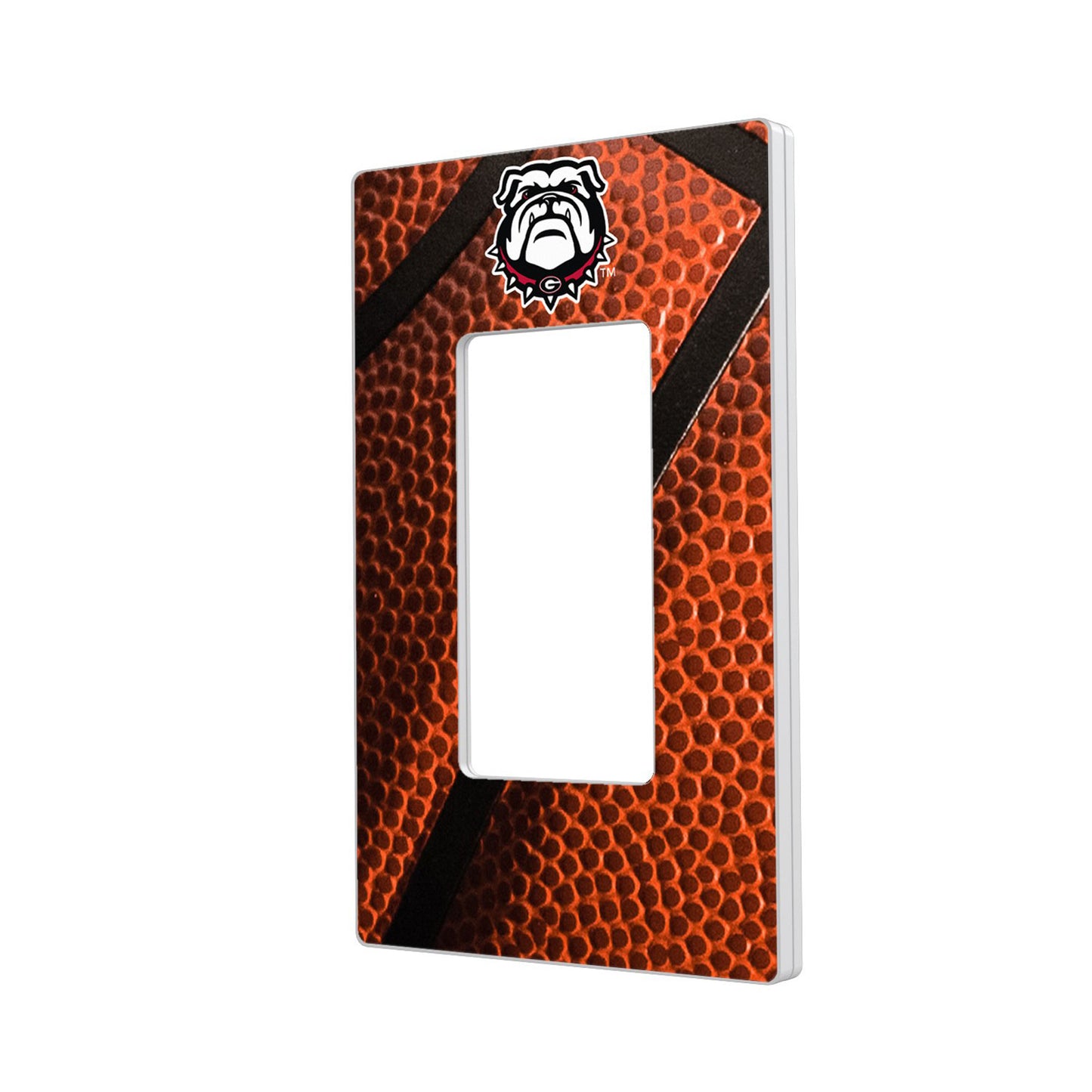 Georgia Bulldogs Basketball Design Single Rocker Lightswitch Plate