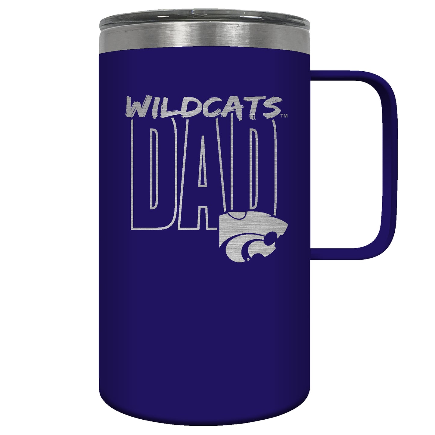 Kansas State Wildcats Dad 18oz. Hustle Travel Mug