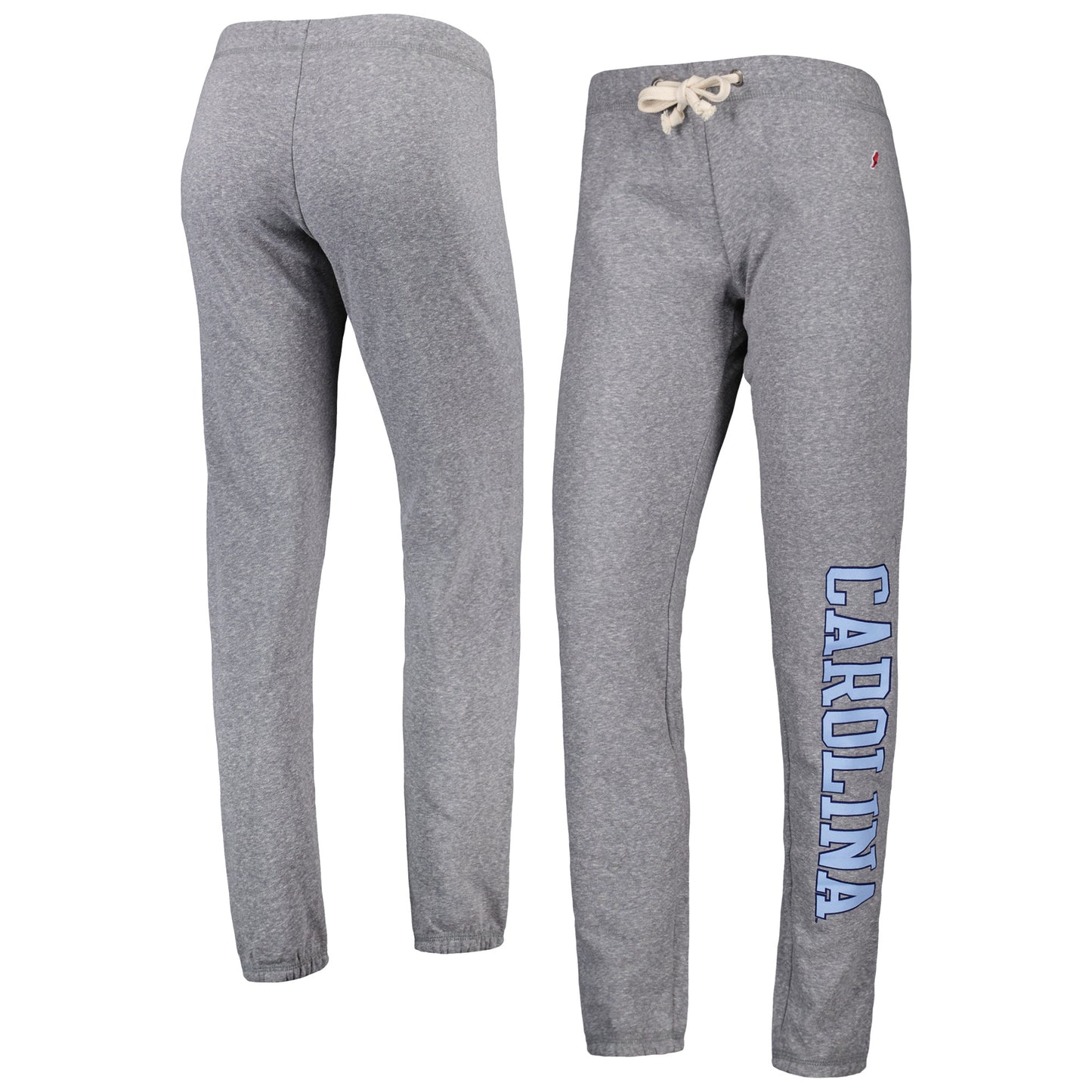 Women's League Collegiate Wear Heather Gray North Carolina Tar Heels Victory Springs Tri-Blend Jogger Pants