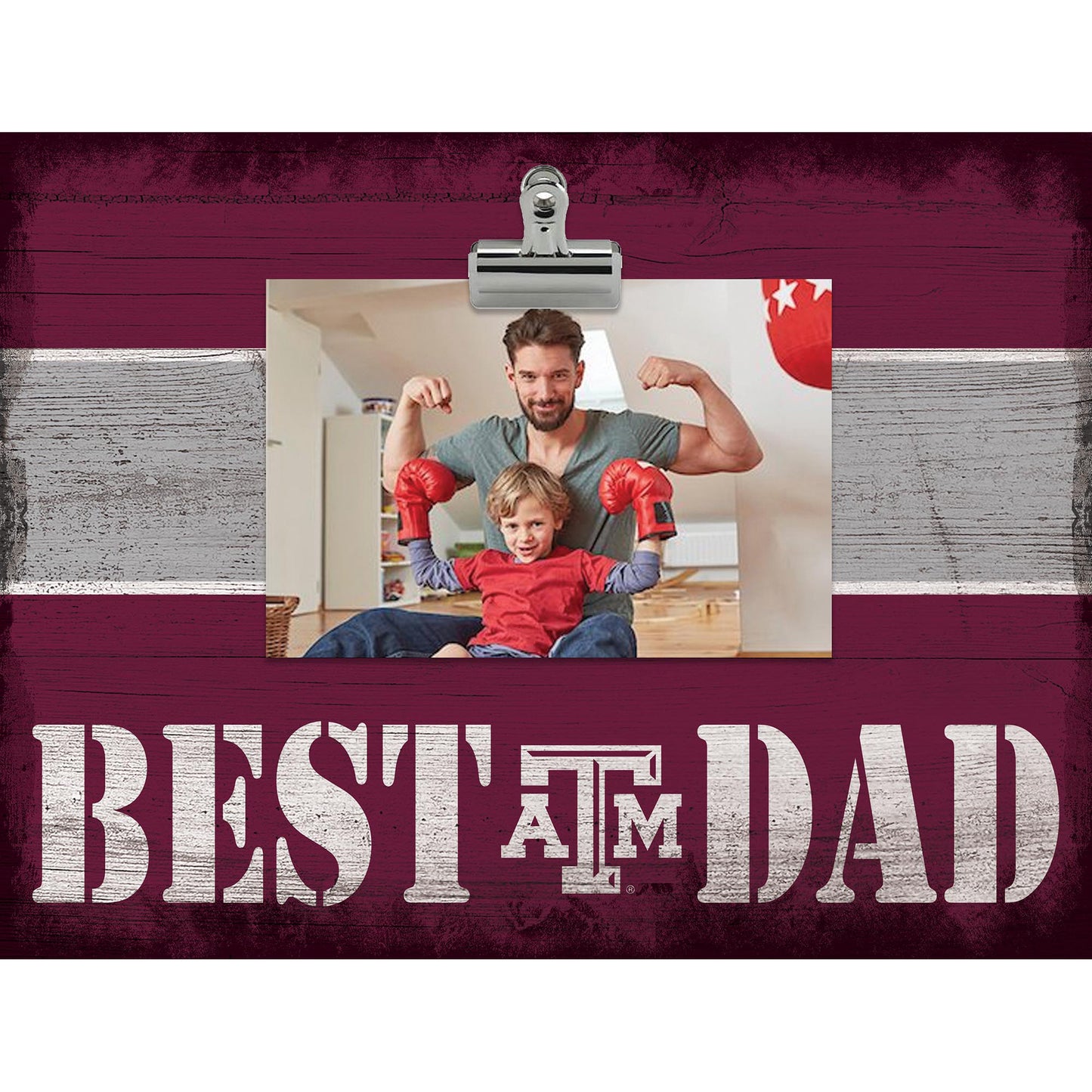 Texas A&M Aggies 10'' x 10'' Best Dad Clip Frame