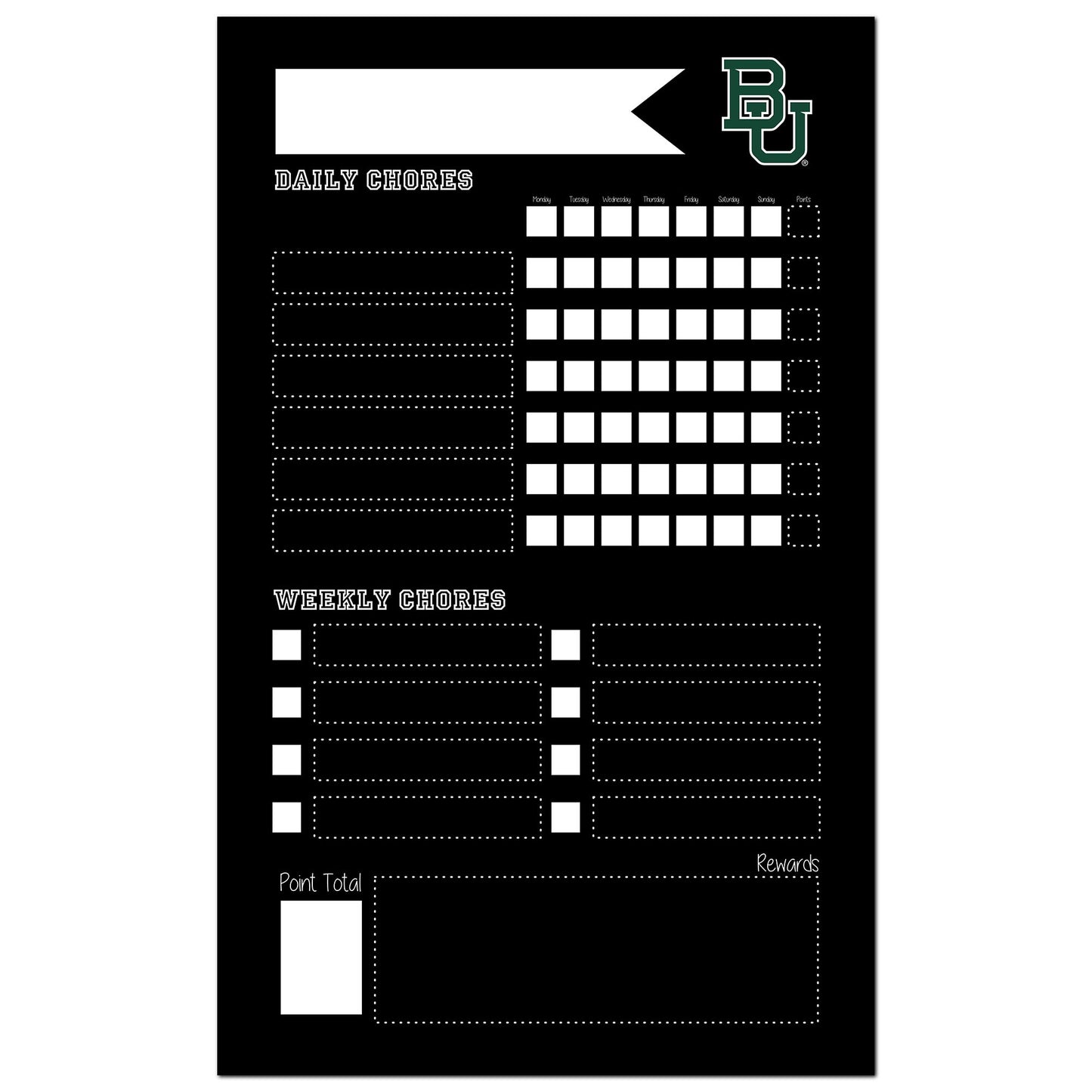 Baylor Bears 11'' x 19'' Chore Chalkboard