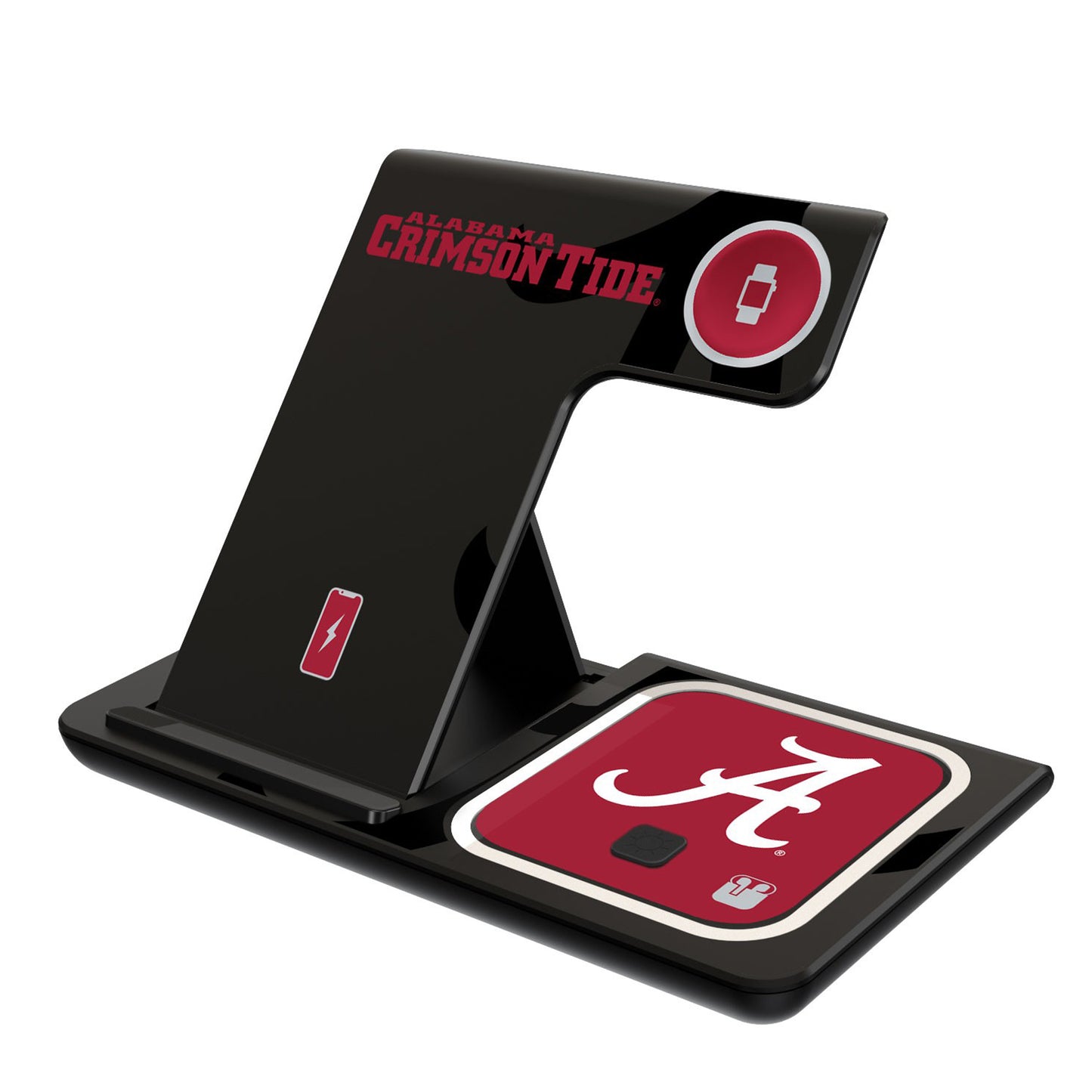 Keyscaper Alabama Crimson Tide 3-In-1 Wireless Charger