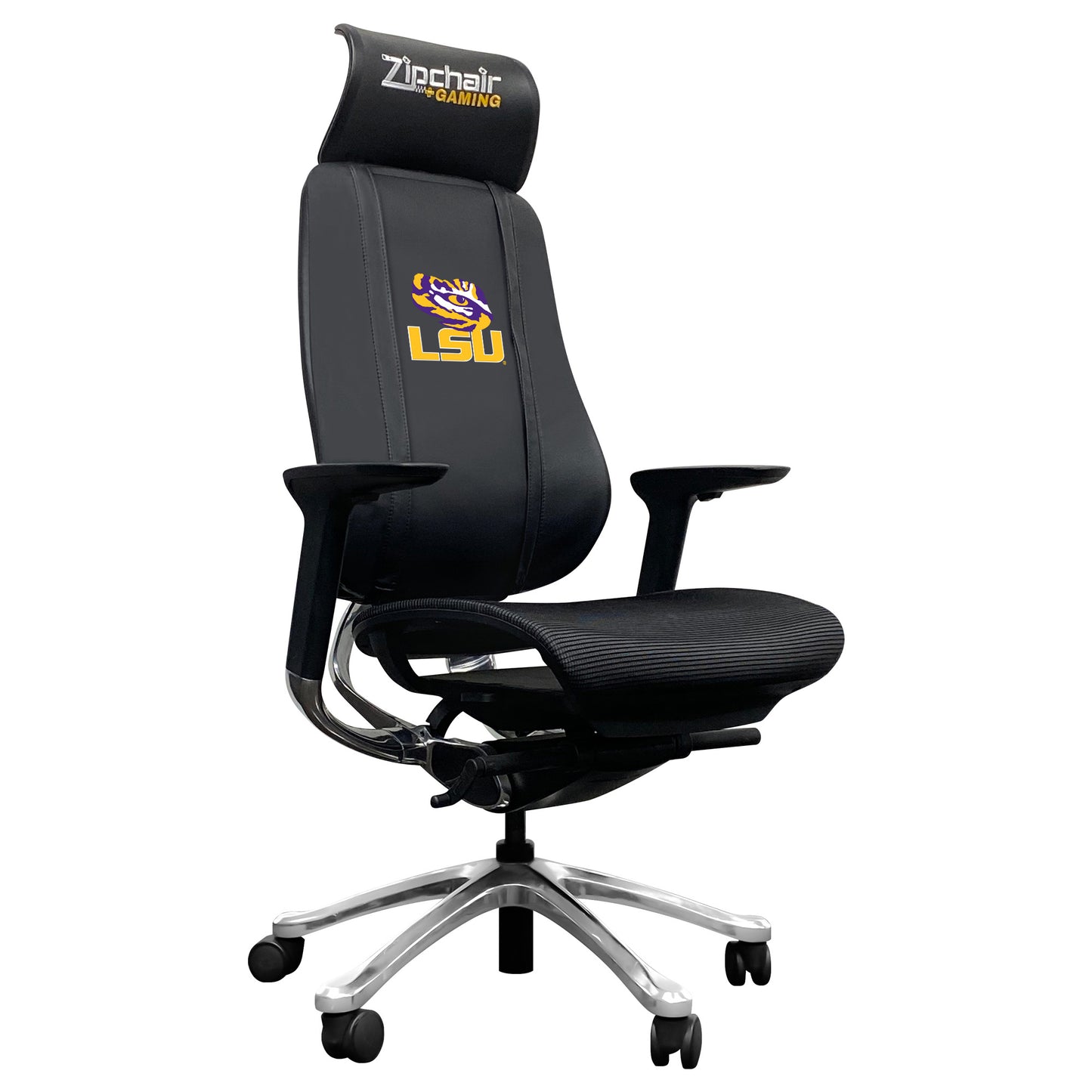 Black LSU Tigers PhantomX Gaming Chair