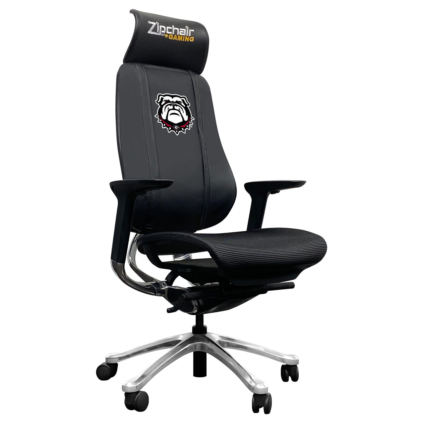 Black Georgia Bulldogs Team PhantomX Gaming Chair