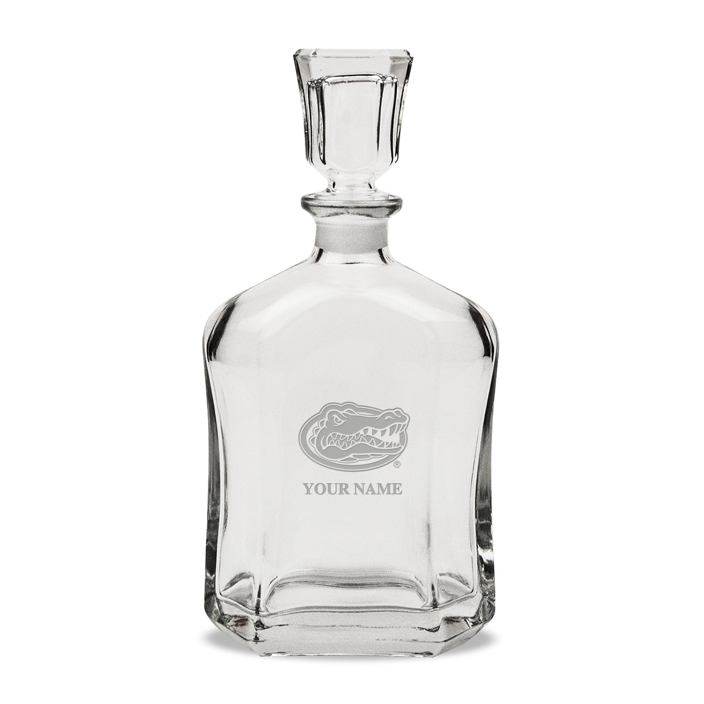 Florida Gators Personalized 23.75oz. Crystal Whiskey Decanter