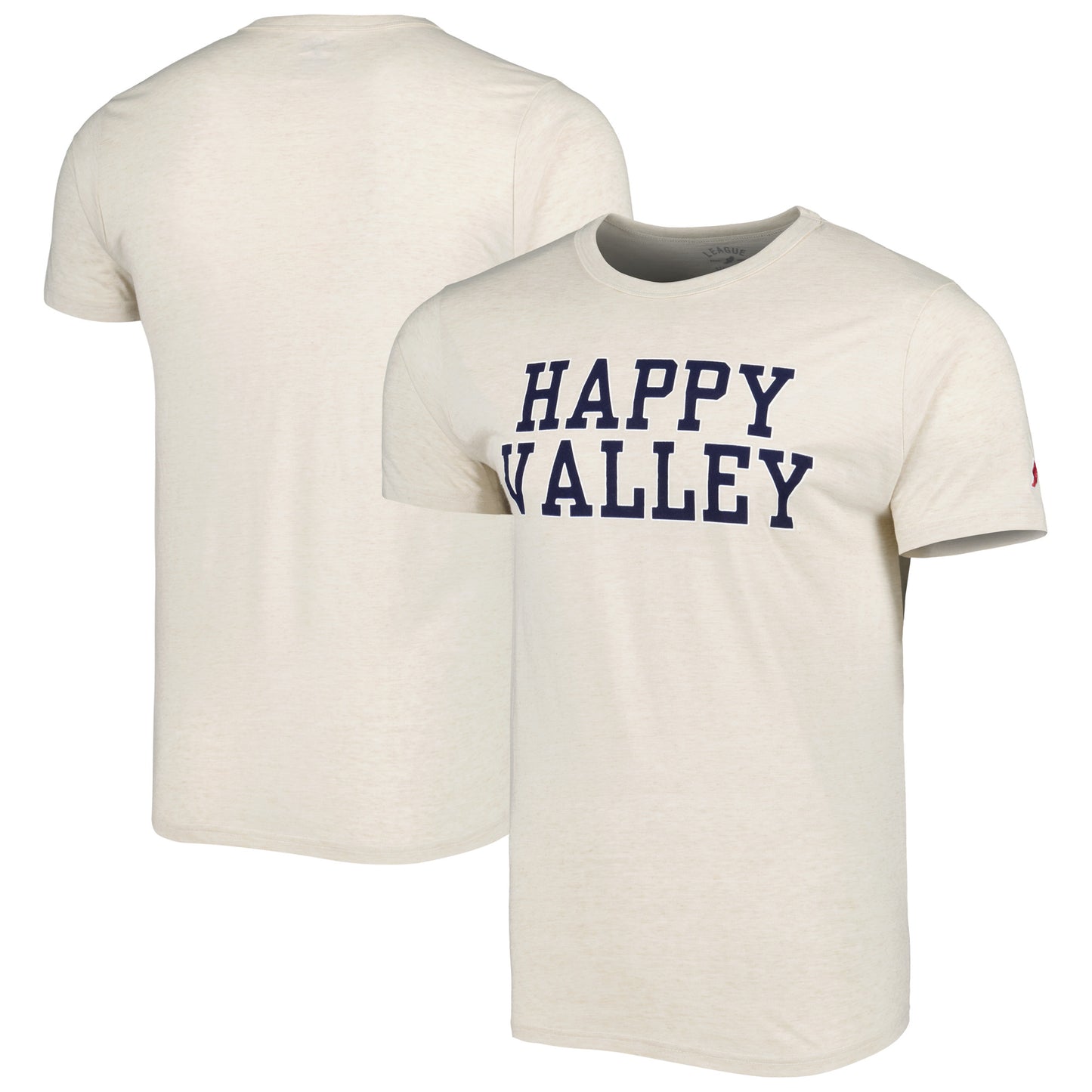 Men's League Collegiate Wear Natural Penn State Nittany Lions Local Victory Falls Tri-Blend T-Shirt