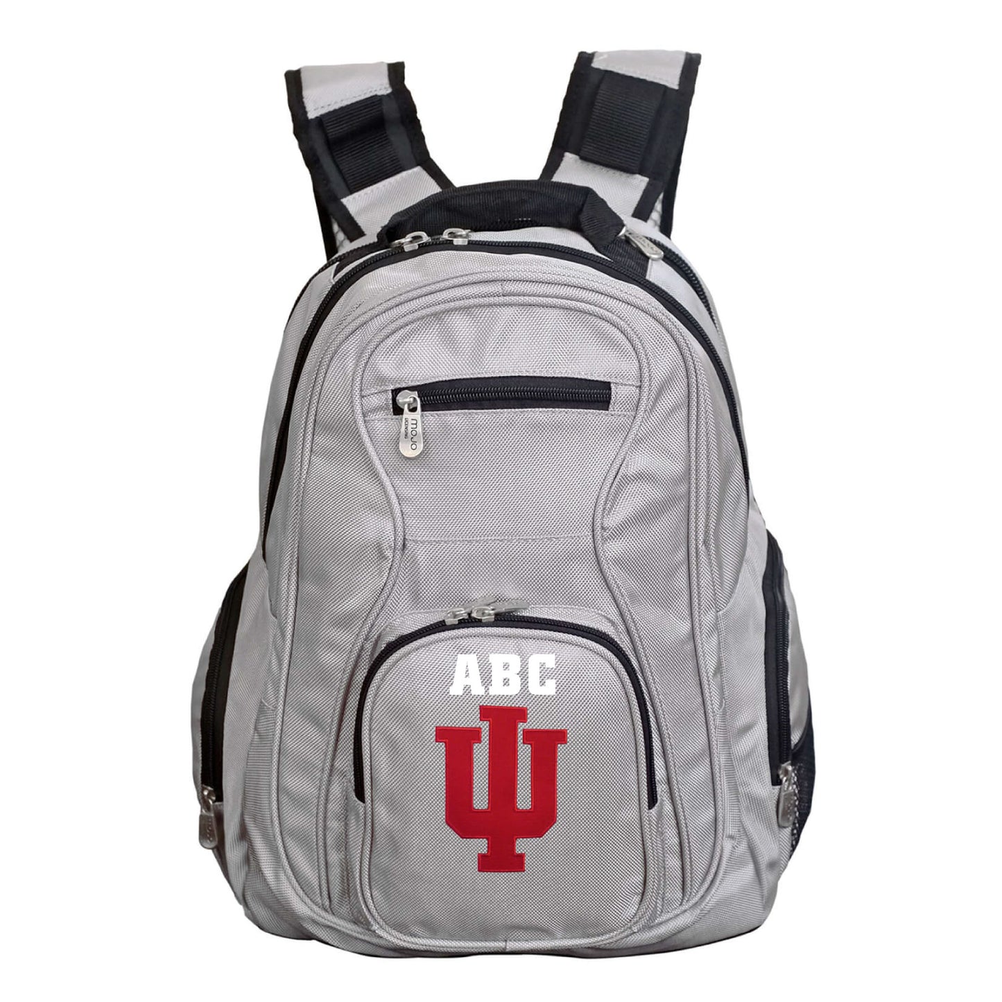 MOJO Gray Indiana Hoosiers Personalized Premium Laptop Backpack