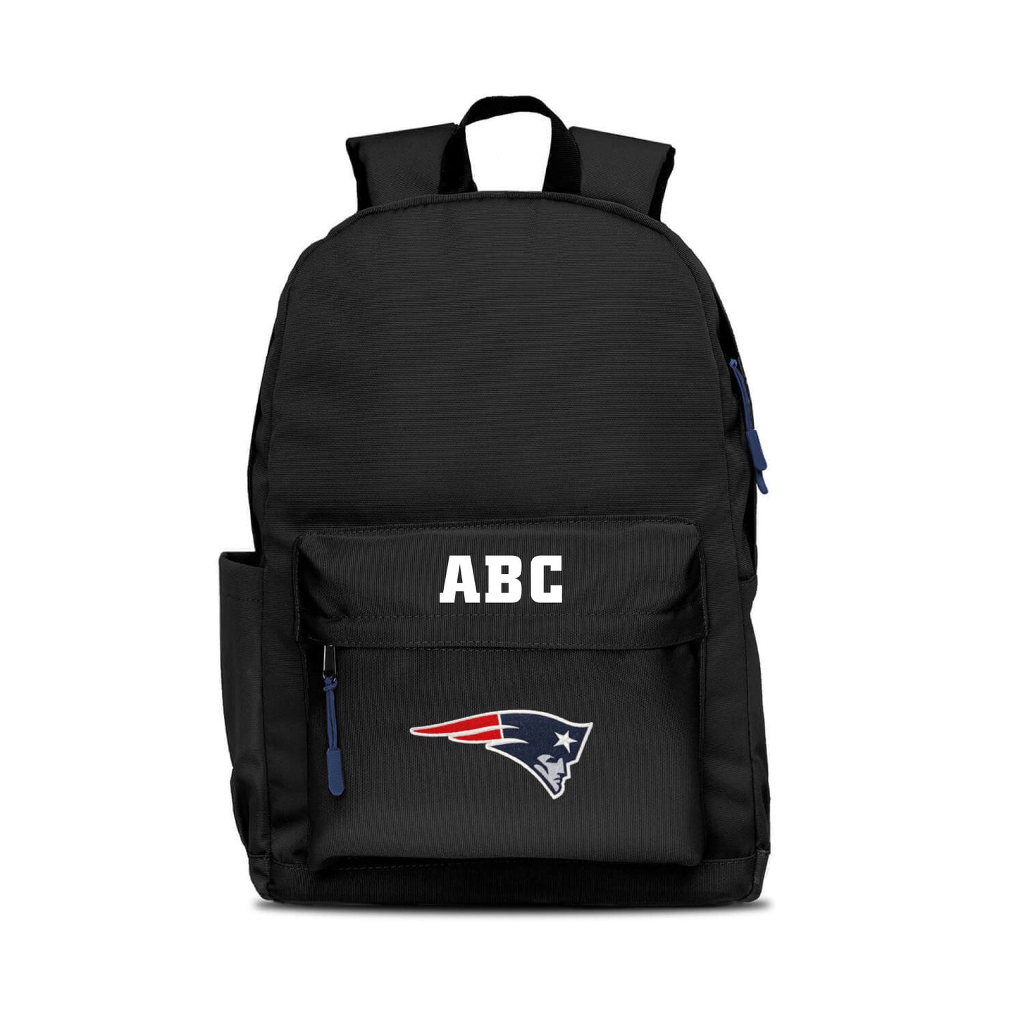 MOJO Black New England Patriots Personalized Campus Laptop Backpack