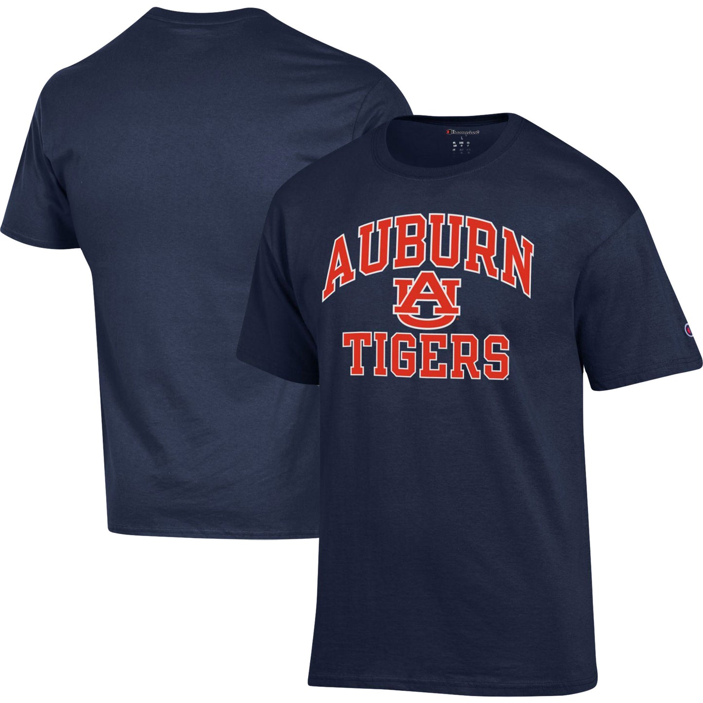 Men's Champion Navy Auburn Tigers High Motor T-Shirt