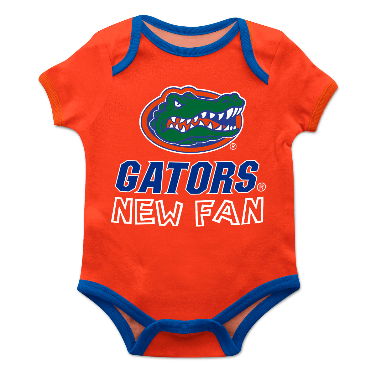 Infant Orange Florida Gators New Fan Bodysuit