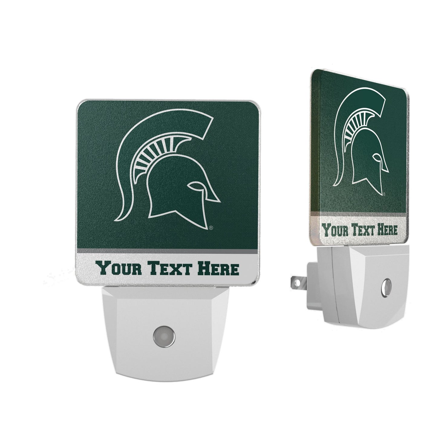 Michigan State Spartans Personalized 2-Piece Nightlight Set