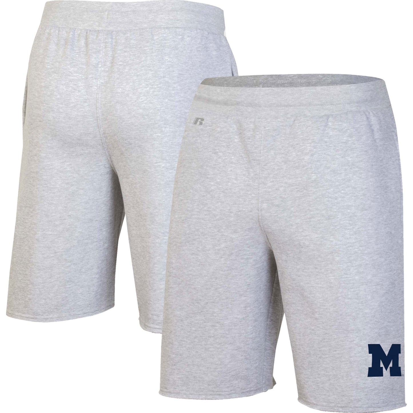 Men's Russell Ash Michigan Wolverines Logo Shorts