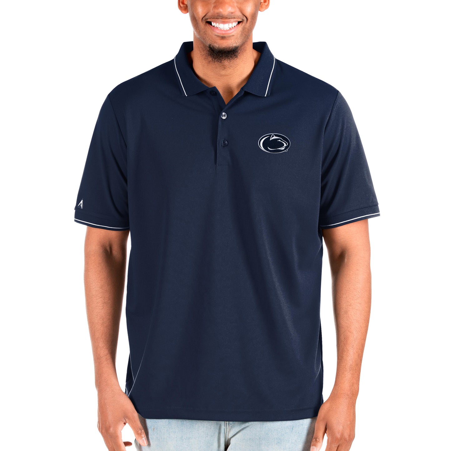 Men's Antigua Navy Penn State Nittany Lions Affluent Big & Tall Polo