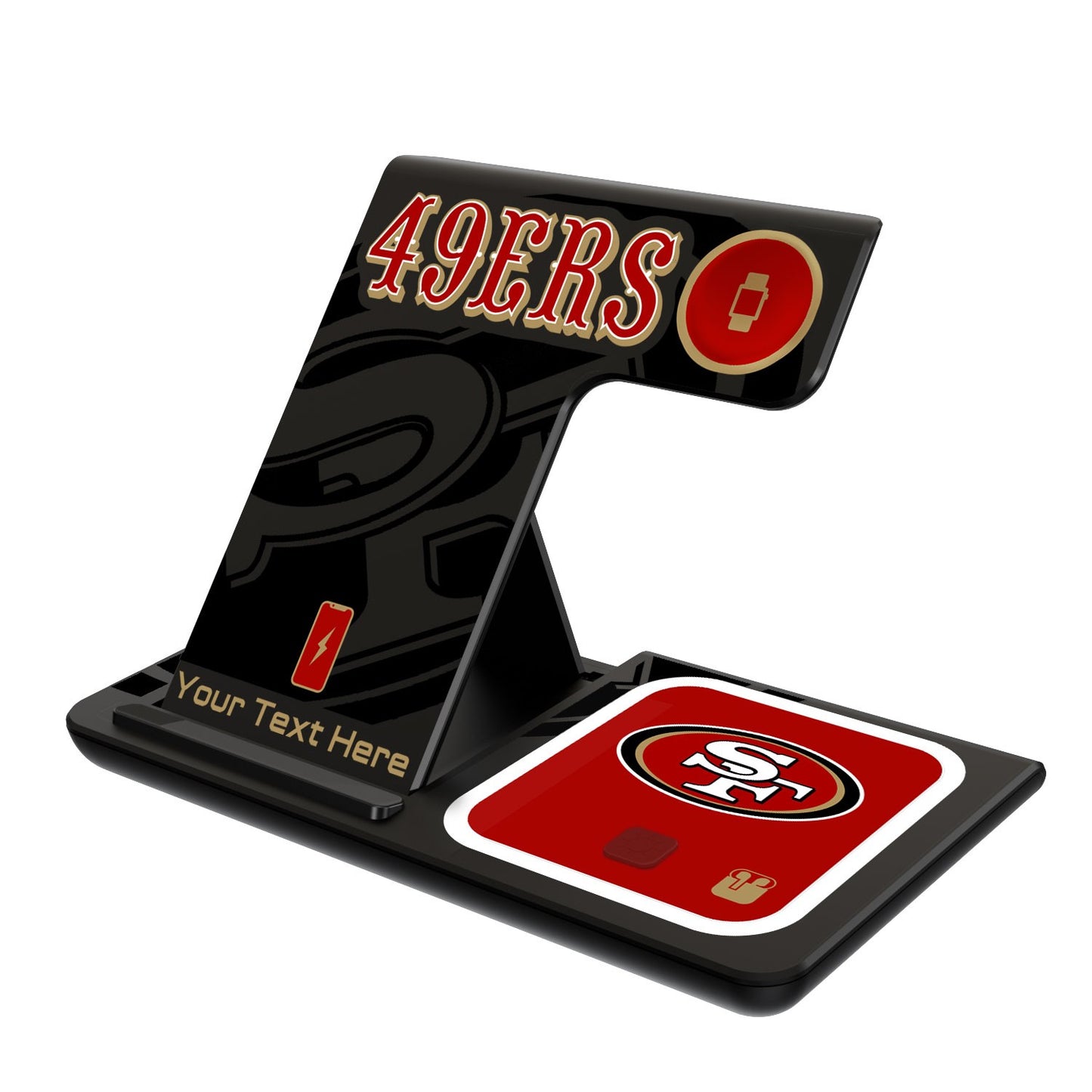 San Francisco 49ers Personalized 3-in-1 Charging Station