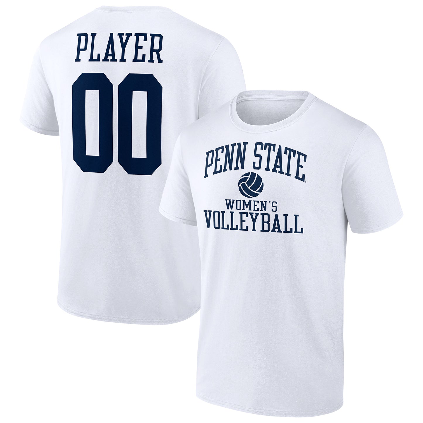 Men's White Penn State Nittany Lions Women's Volleyball Pick-A-Player NIL Gameday Tradition T-Shirt