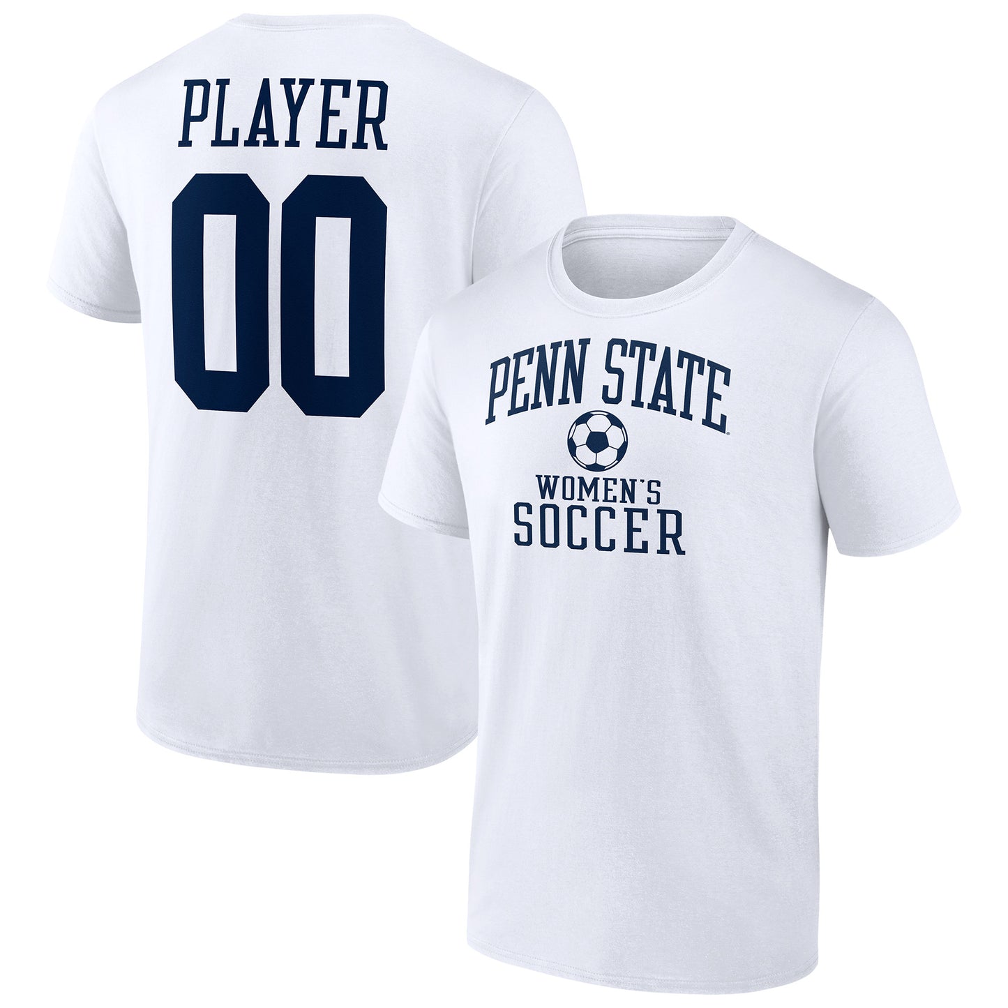 Men's White Penn State Nittany Lions Women's Soccer Pick-A-Player NIL Gameday Tradition T-Shirt