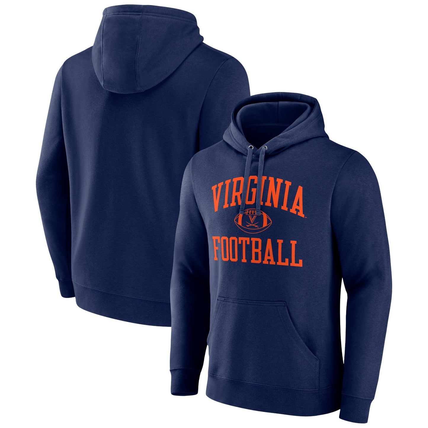 Men's Navy Virginia Cavaliers First Sprint Team Pullover Hoodie