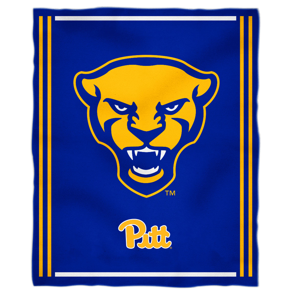 Pitt Panthers 36'' x 48'' Children's Mascot Plush Blanket