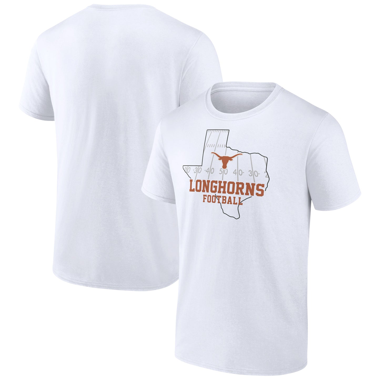 Men's White Texas Longhorns State Field T-Shirt