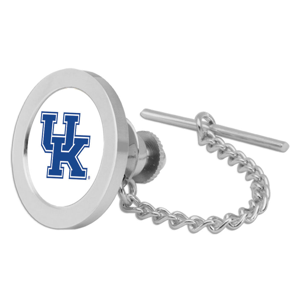 Silver Kentucky Wildcats Team Logo Tie Tack/Lapel Pin
