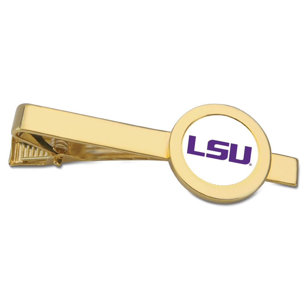 Gold LSU Tigers Team Logo Tie Bar