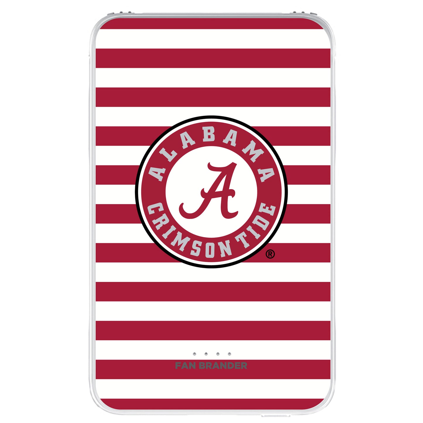 Alabama Crimson Tide Stripe Design 10000 mAh Portable Power Pack