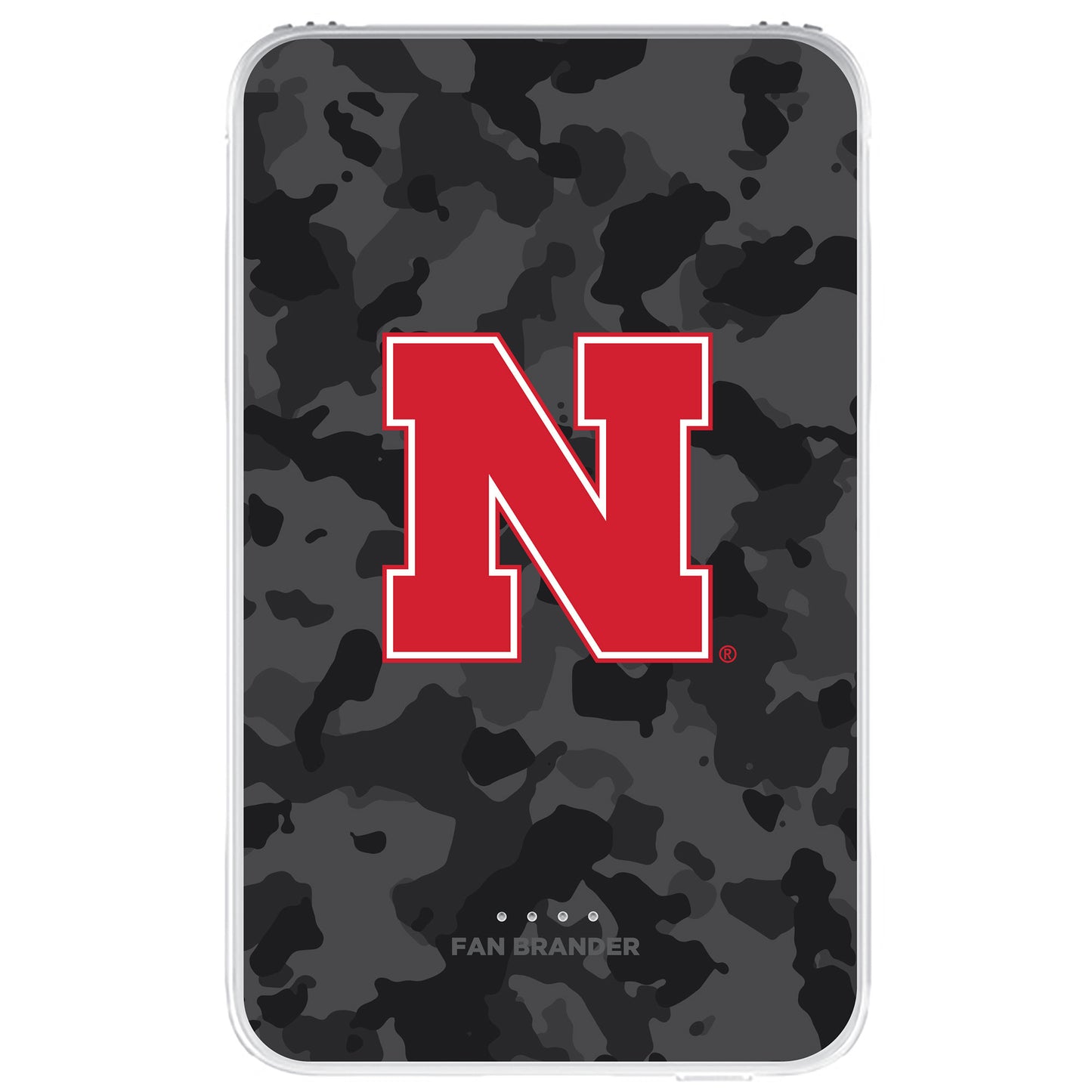 Nebraska Huskers Urban Camo Design 10000 mAh Portable Power Pack