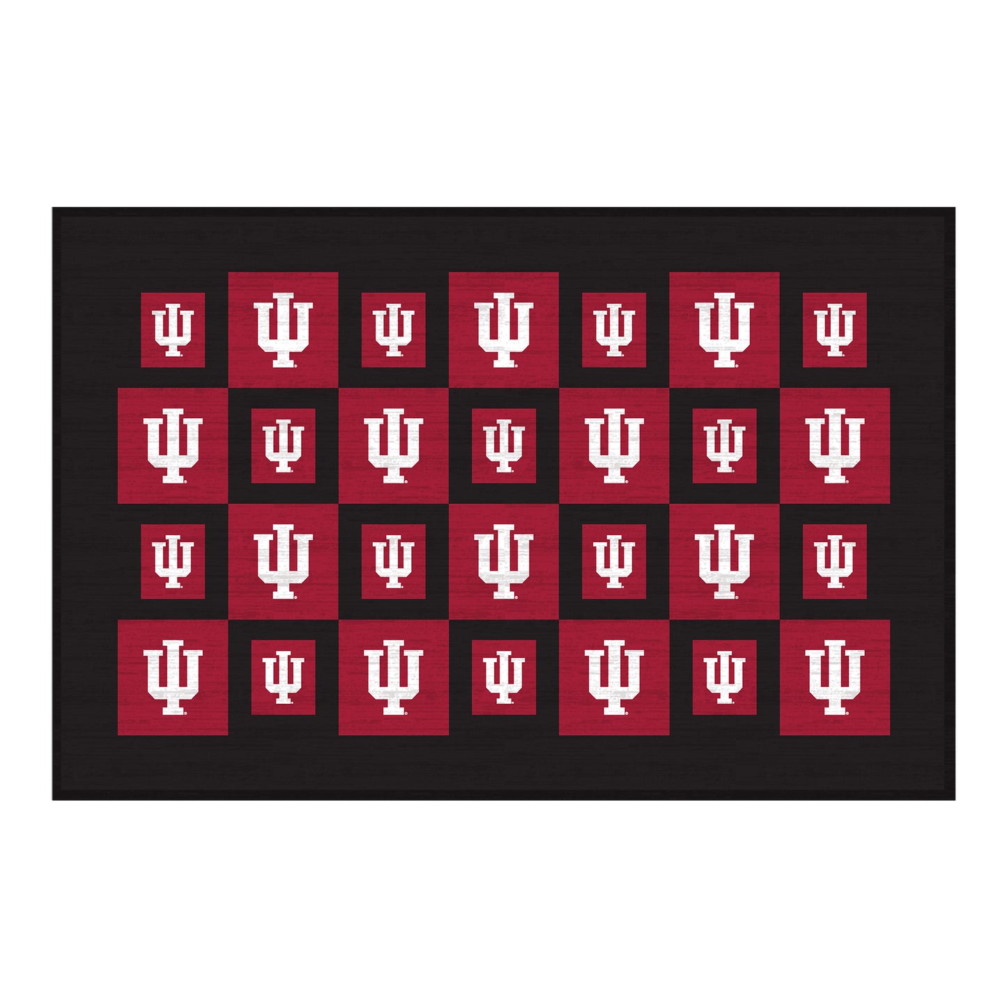 Indiana Hoosiers 30'' x 46'' Checkerboard Floor Mat