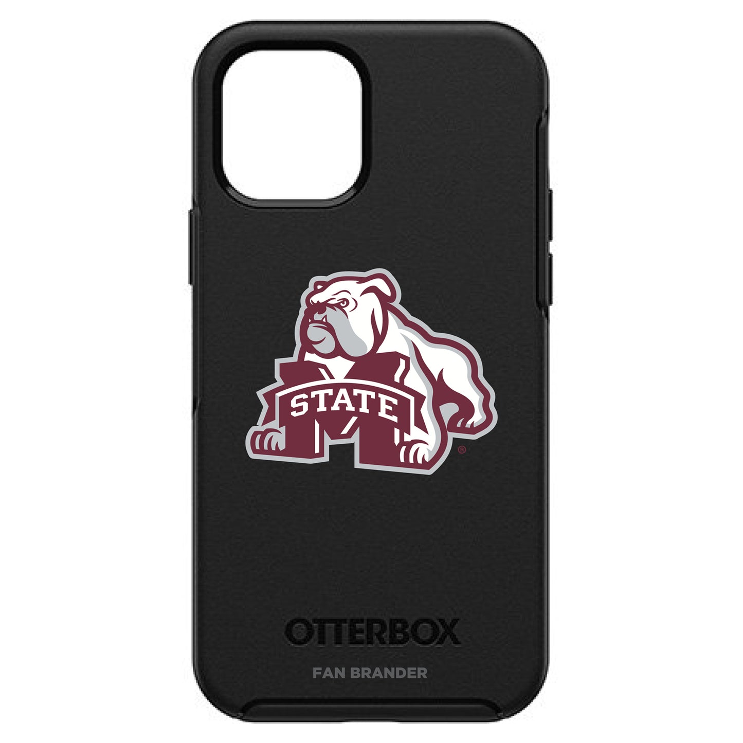 OtterBox Black Mississippi State Bulldogs Primary Logo iPhone Symmetry Case