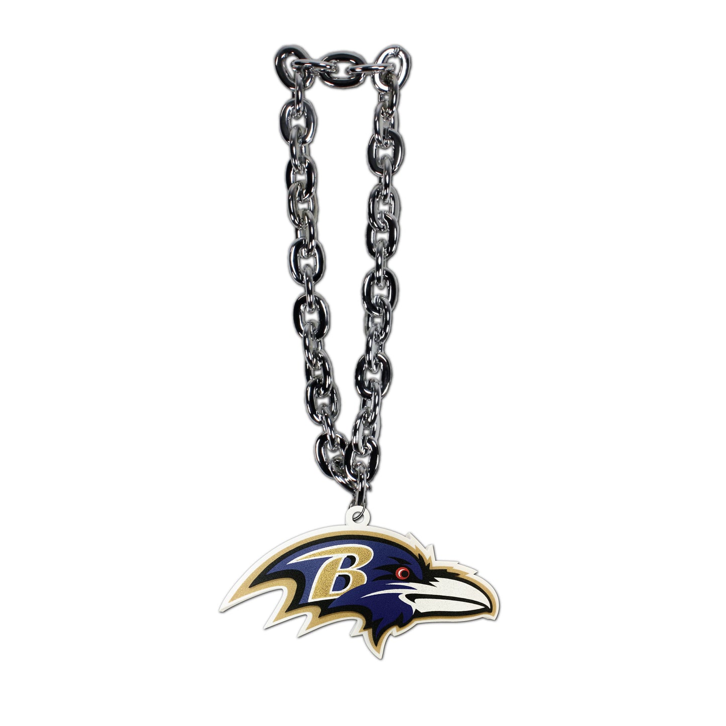 Baltimore Ravens Oversized Superfan Chain Necklace