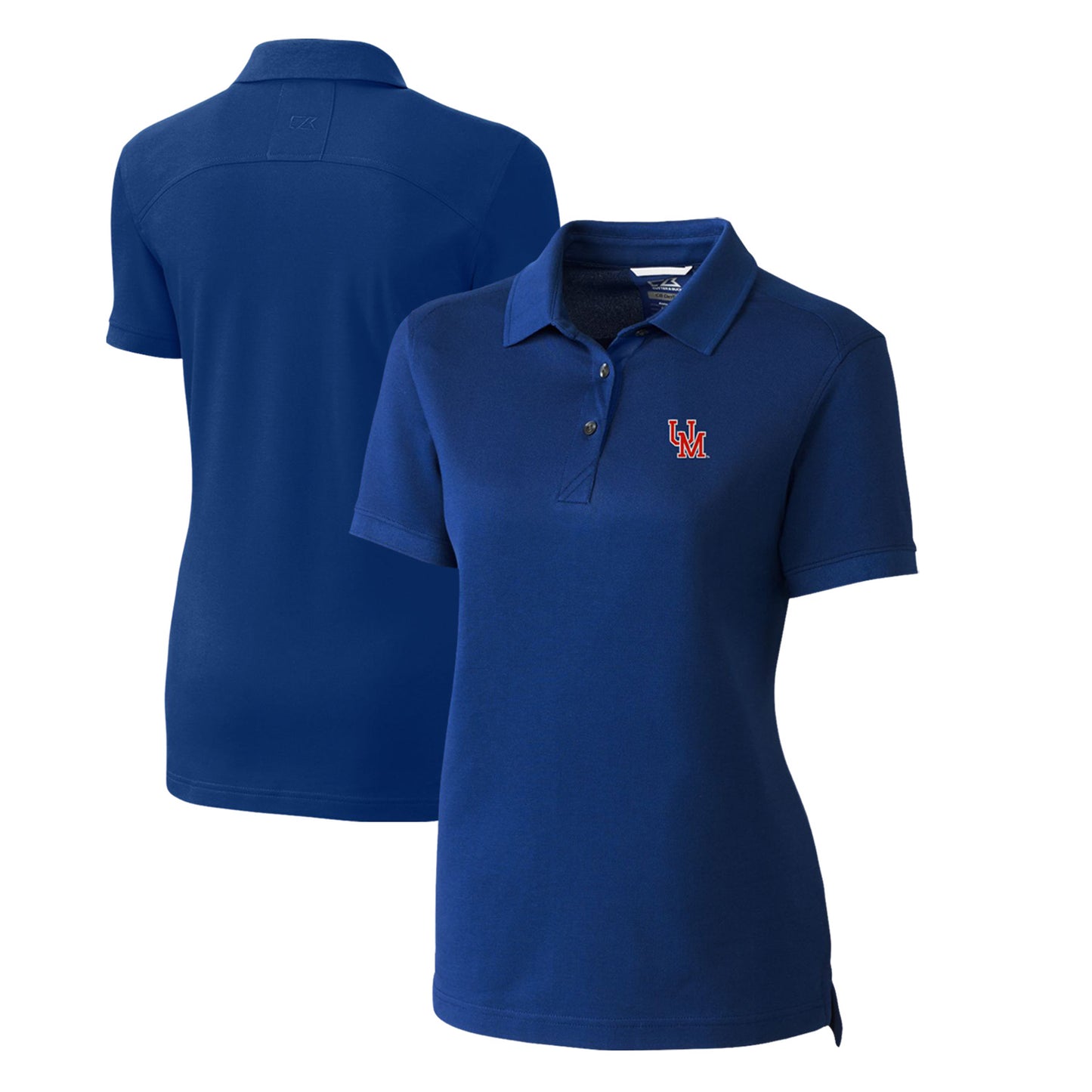 Women's Cutter & Buck Royal Ole Miss Rebels Advantage Tri-Blend Pique Polo