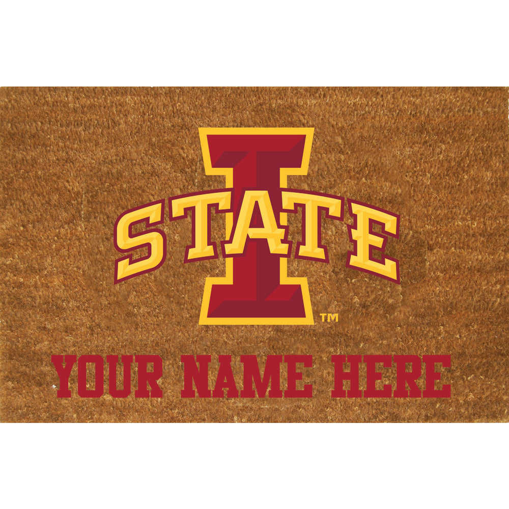 Iowa State Cyclones 23'' x 35'' Personalized Door Mat