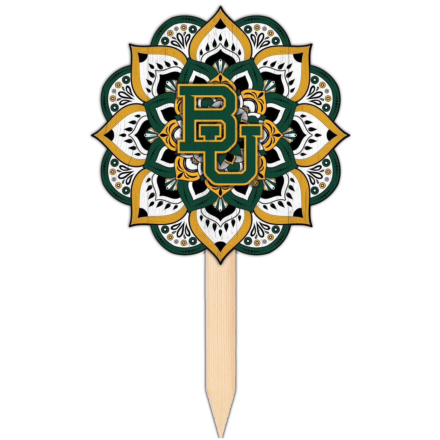 Baylor Bears 18'' x 12'' Mandala Yard Stake
