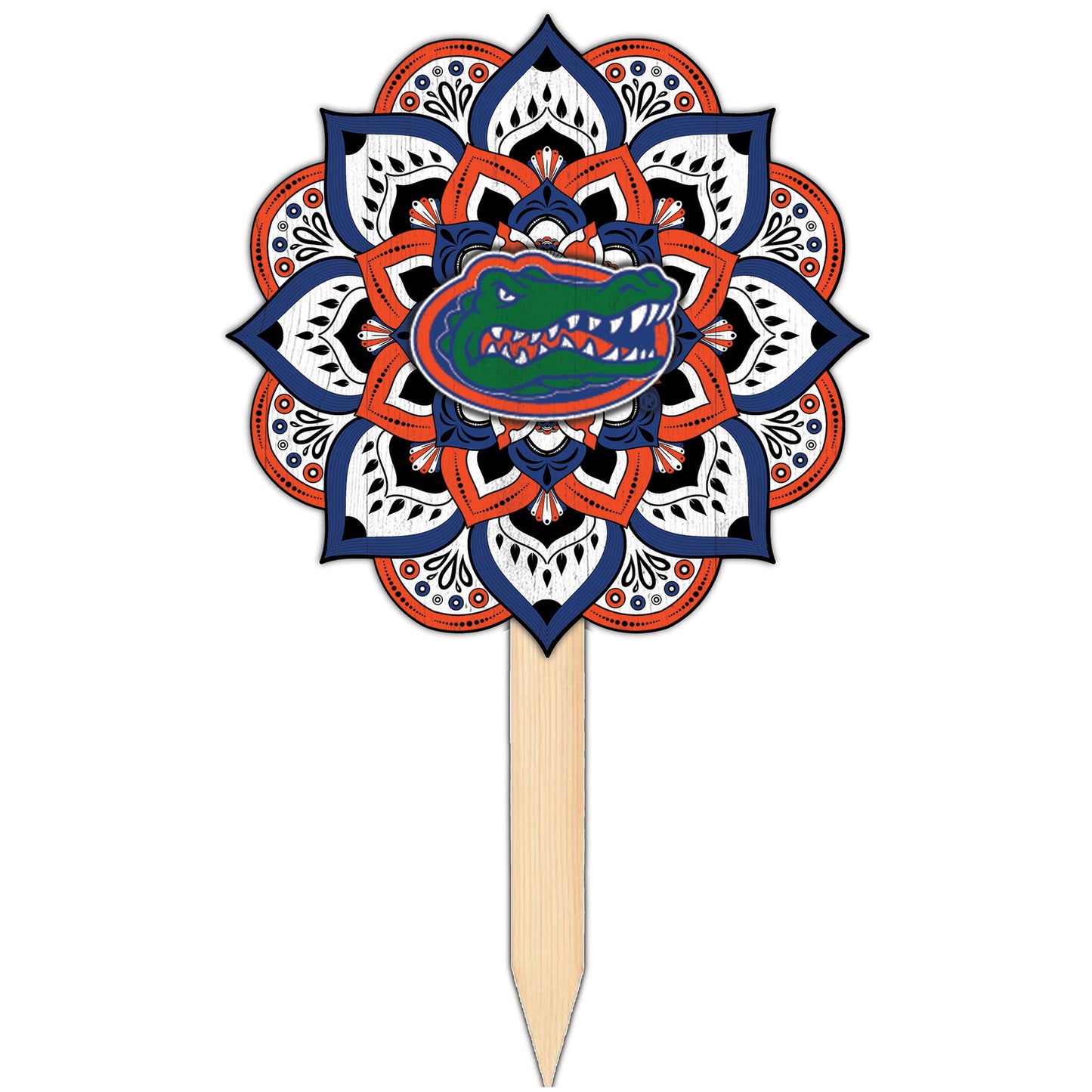 Florida Gators 18'' x 12'' Mandala Yard Stake