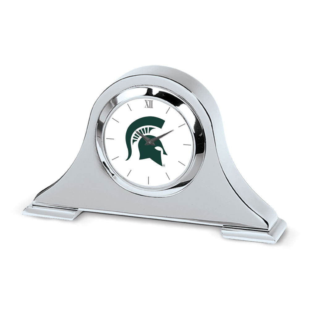 Michigan State Spartans Primary Team Logo Napoleon Desk Clock