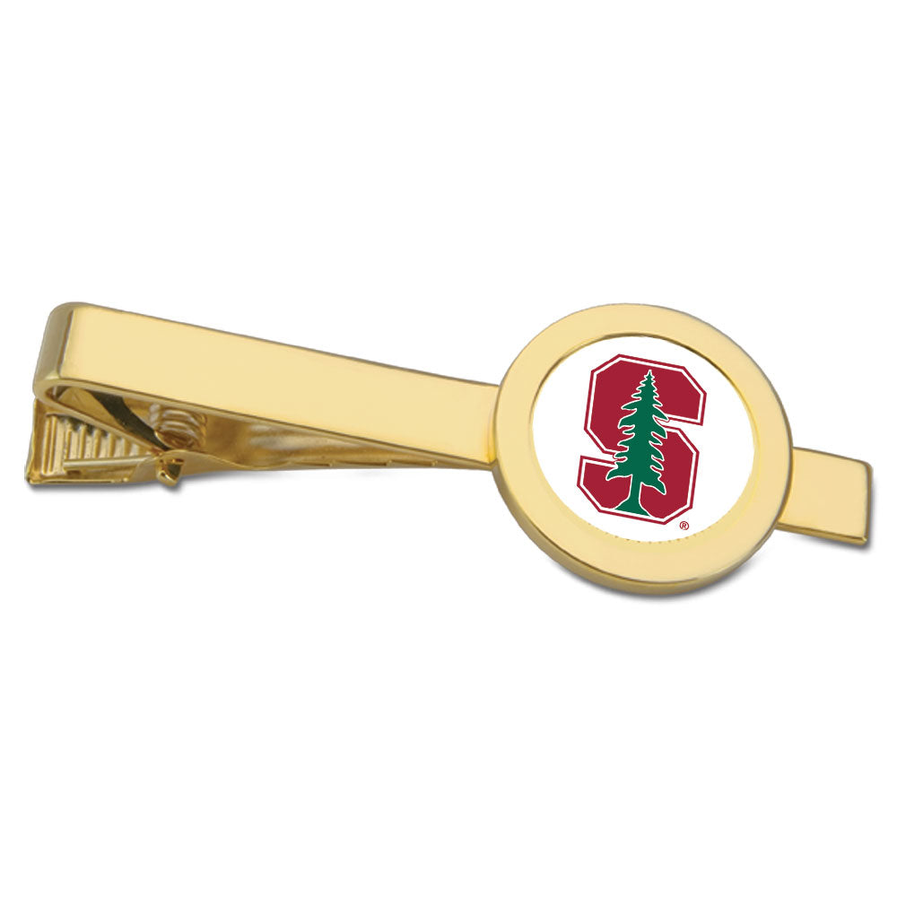 Gold Stanford Cardinal Team Logo Tie Bar
