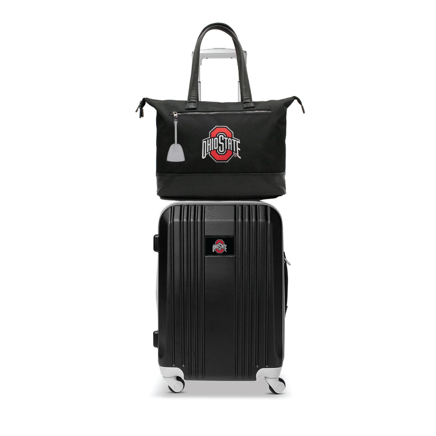 MOJO Ohio State Buckeyes Premium Laptop Tote Bag and Luggage Set