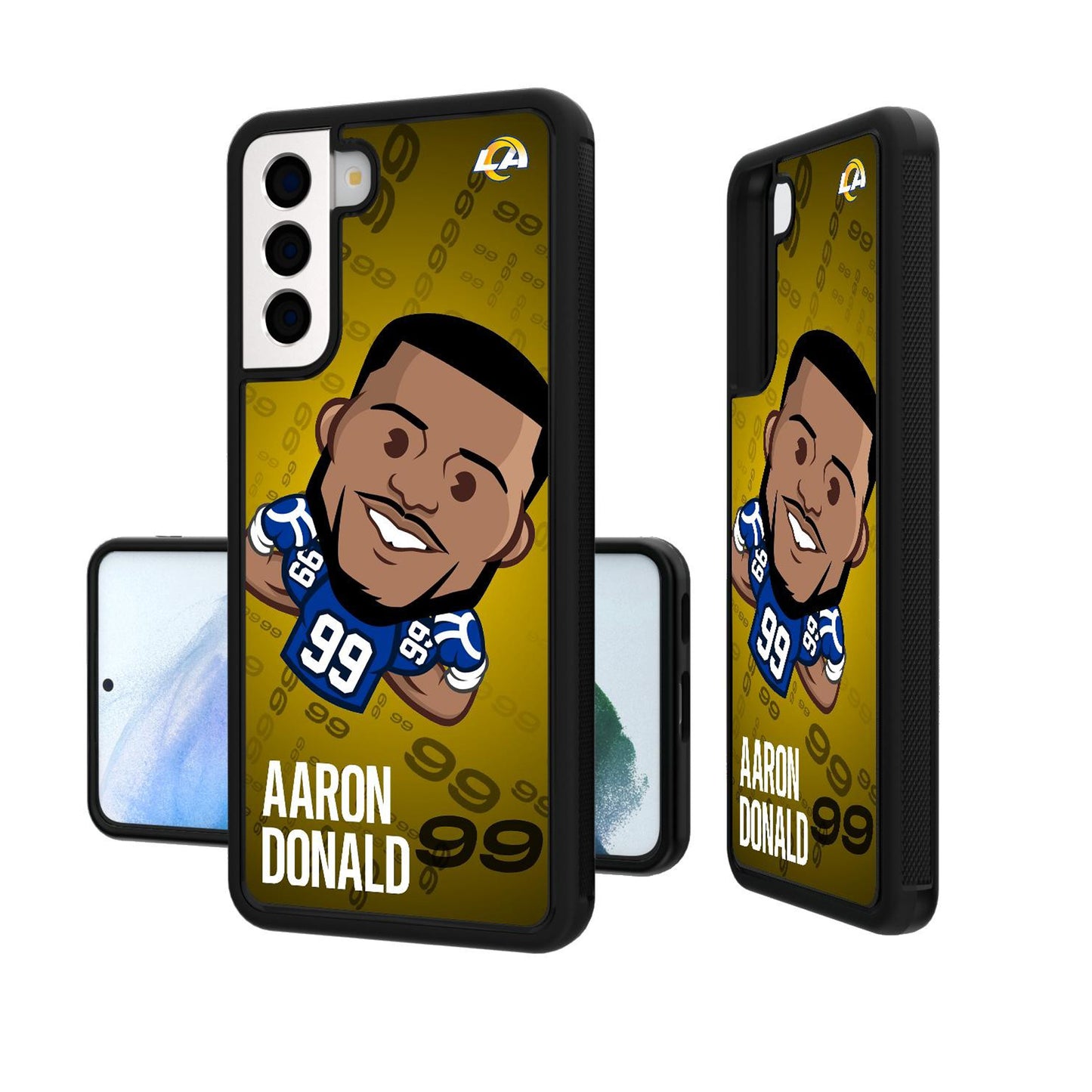 Aaron Donald Los Angeles Rams Player Emoji Bump Galaxy Case