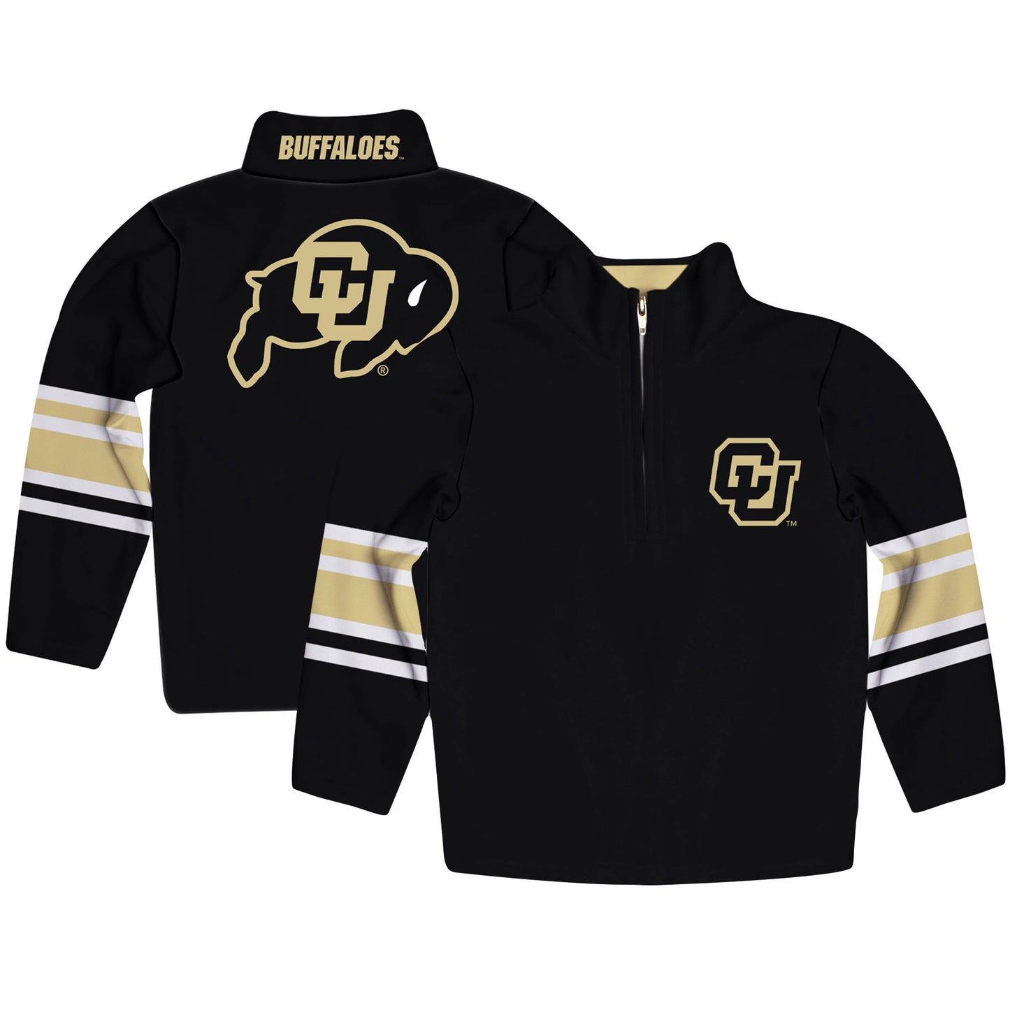 Toddler Black Colorado Buffaloes Quarter-Zip Jacket