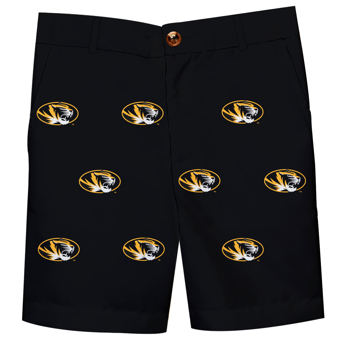 Toddler Black Missouri Tigers Structured Shorts