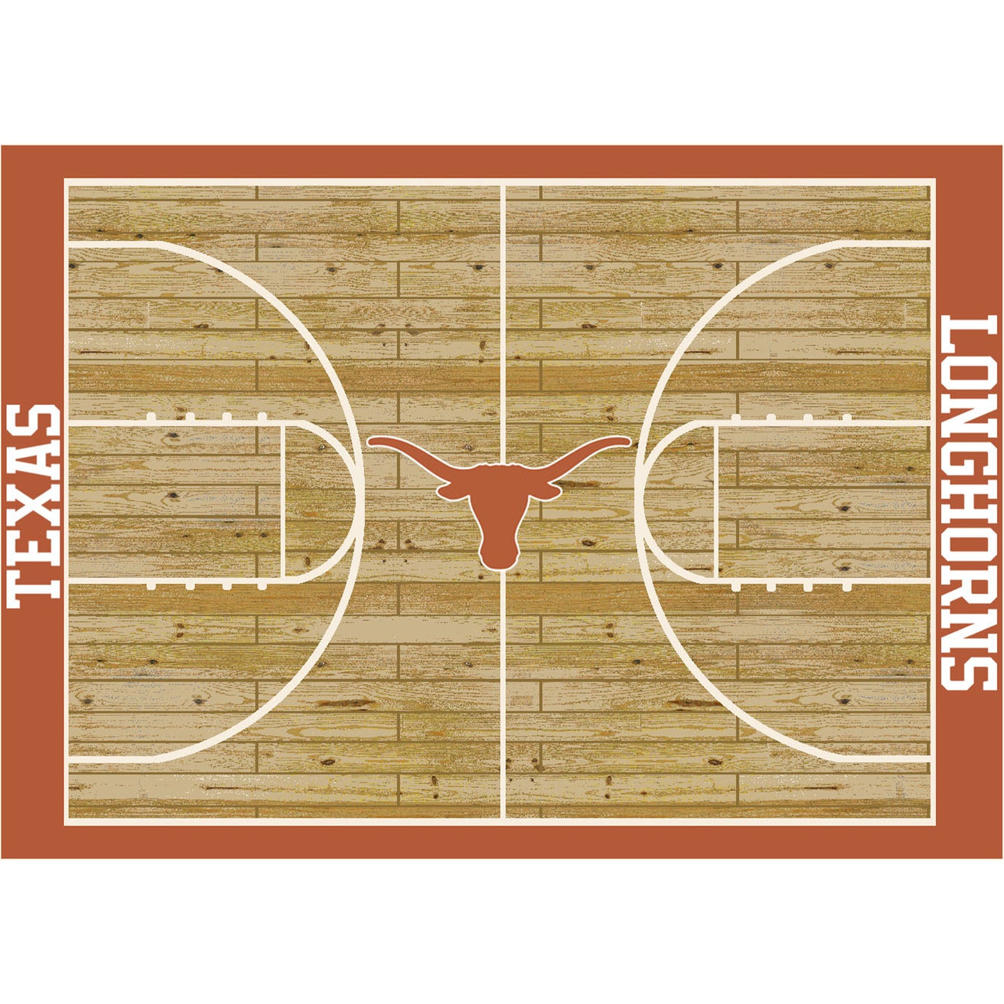 Imperial Texas Longhorns 4' x 6' Team Courtside Rug