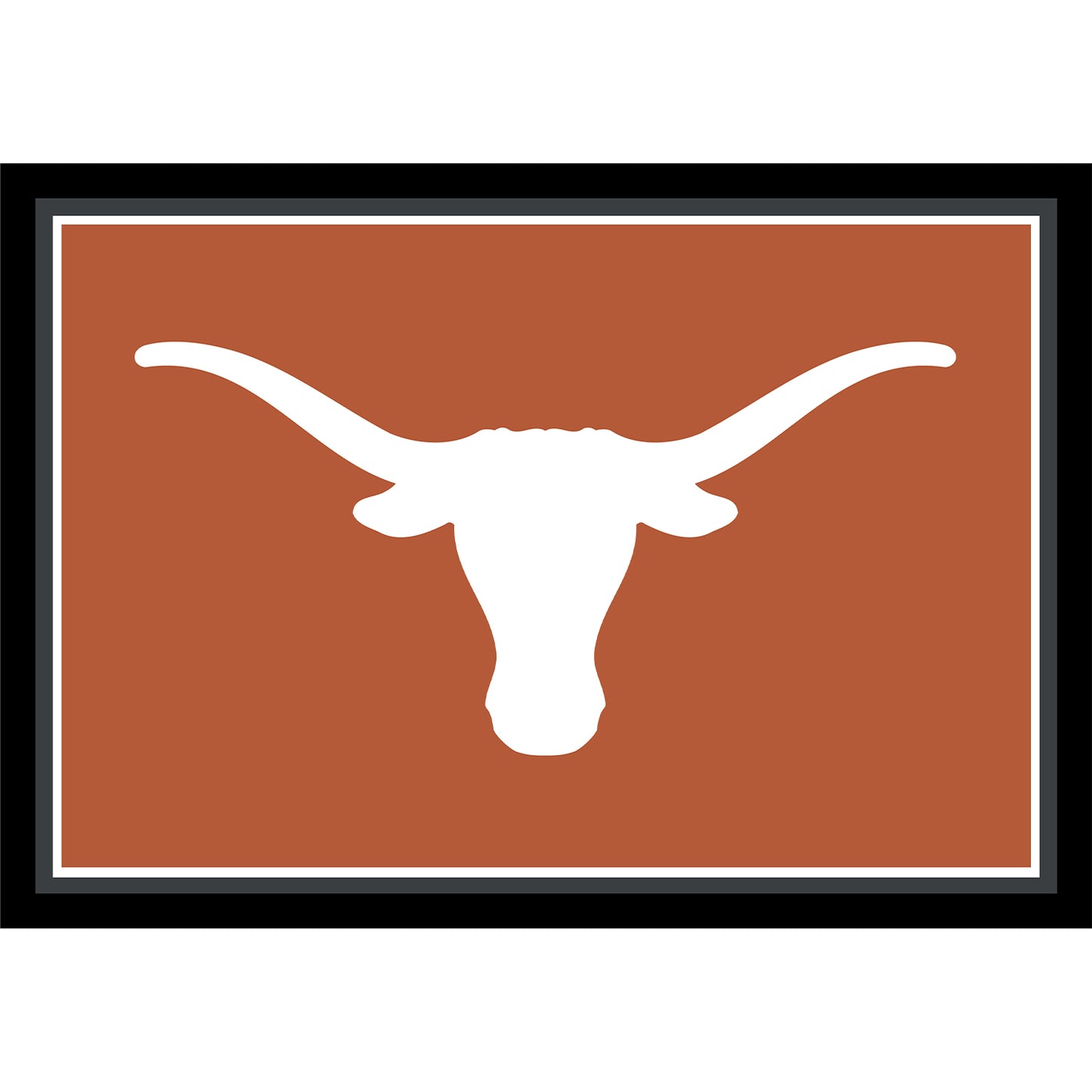 Imperial Texas Longhorns 6' x 8' Team Spirit Rug