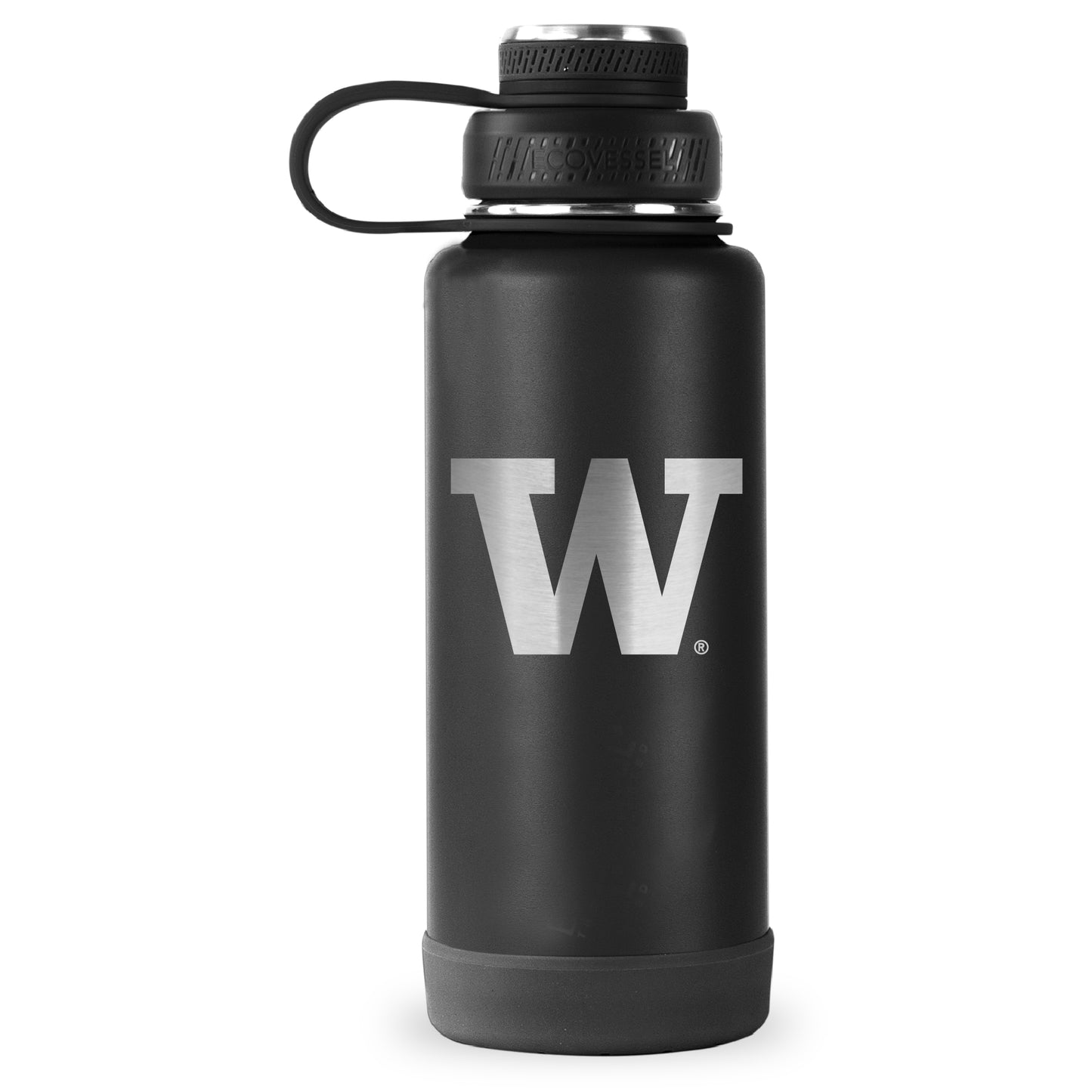 Black Washington Huskies 32oz. EcoVessel Boulder Bottle