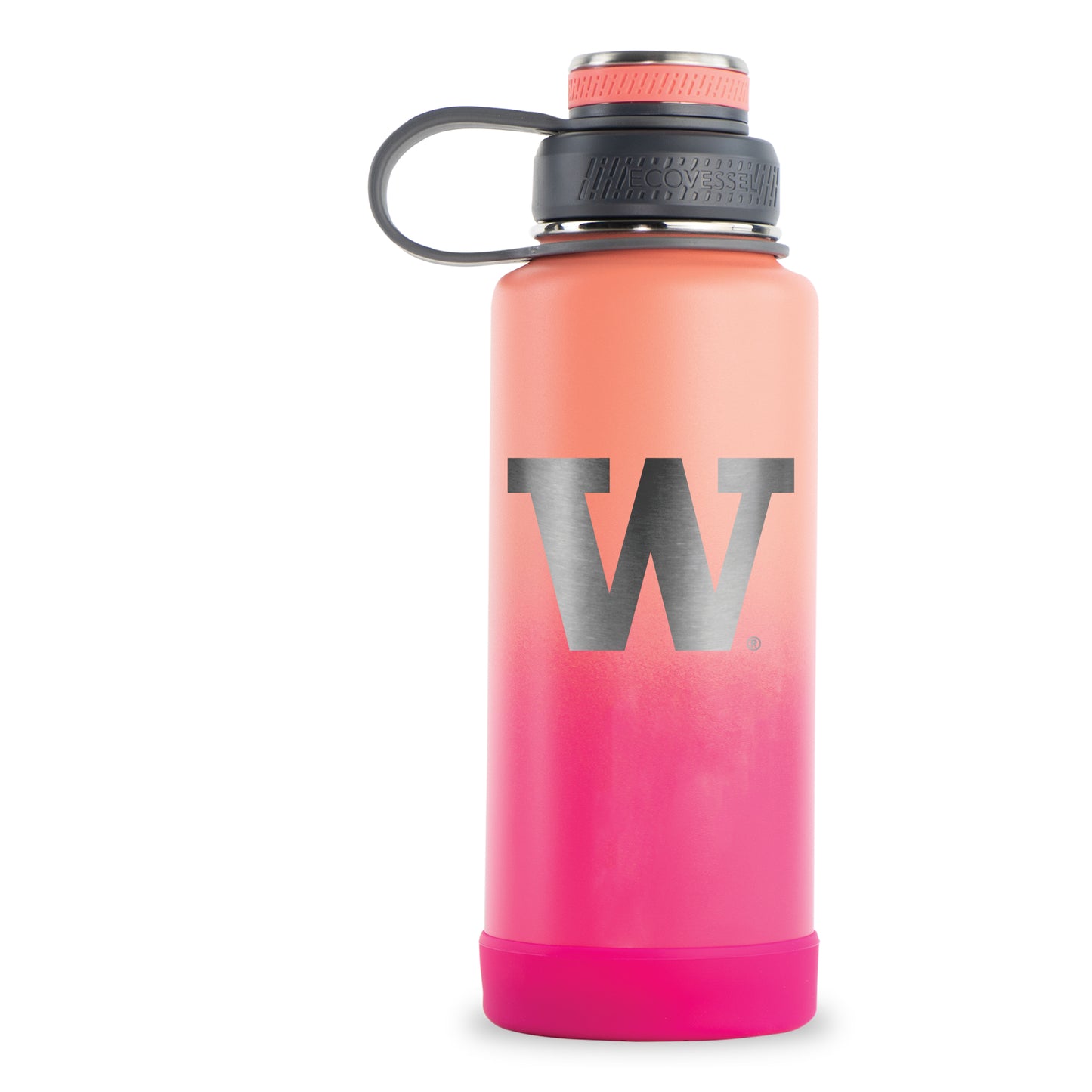 Pink Washington Huskies 32oz. EcoVessel Boulder Bottle