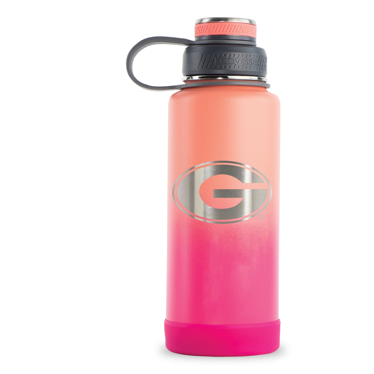 Pink Georgia Bulldogs 32oz. EcoVessel Boulder Bottle