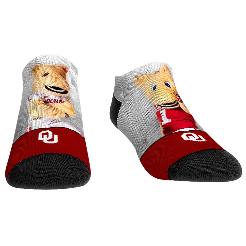 Unisex Rock Em Socks Oklahoma Sooners Mascot Walkout Low Cut Socks