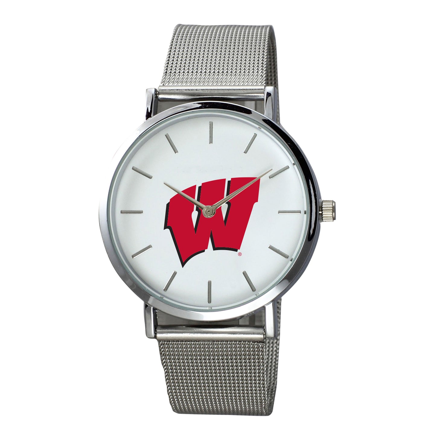 Wisconsin Badgers Plexus Stainless Steel Watch