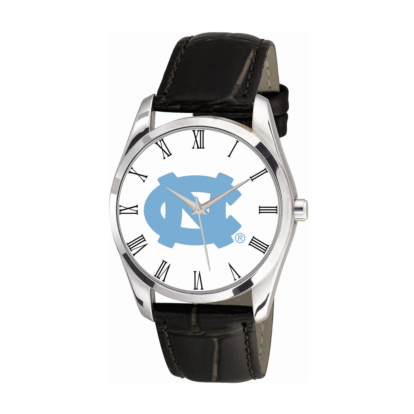 Women's North Carolina Tar Heels Berkeley Black Leather Watch