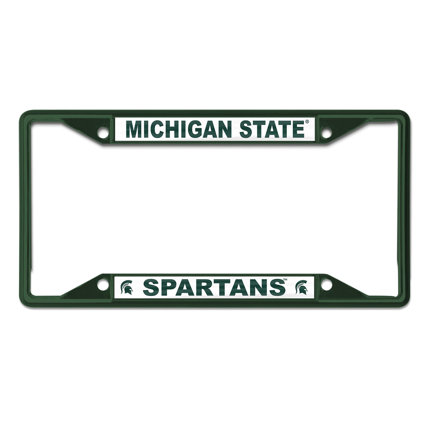 WinCraft Michigan State Spartans Chrome Color License Plate Frame